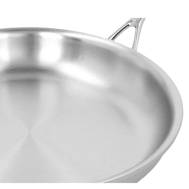 Demeyere Atlantis Proline 7 Collection 32 cm / 12" 18/10 Stainless Steel Frying Pan Side