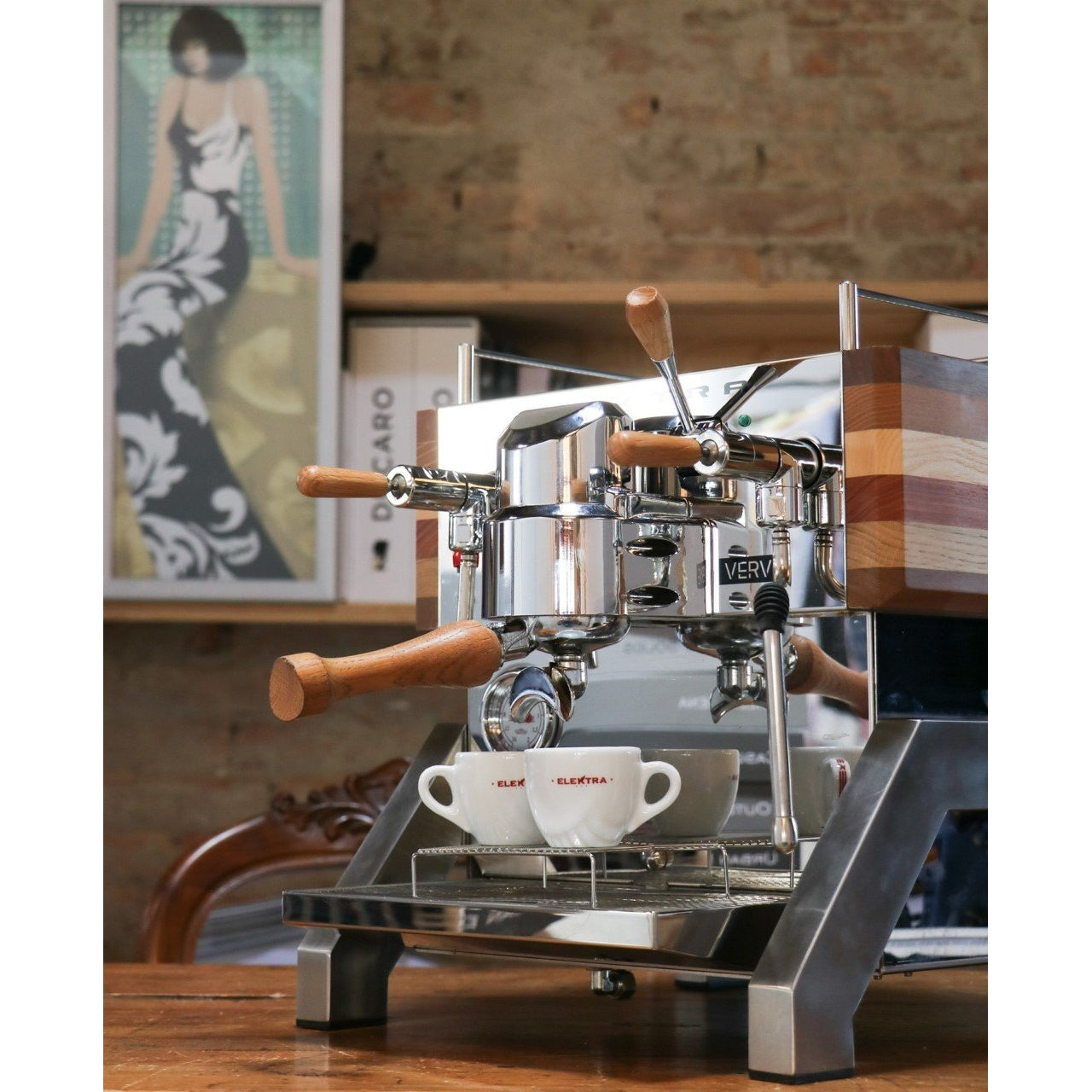 Elektra Verve Manual Espresso Machine Double Espresso 