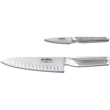 Global Cromova 18 Stainless Steel 3 Piece Kitchen Knife Set