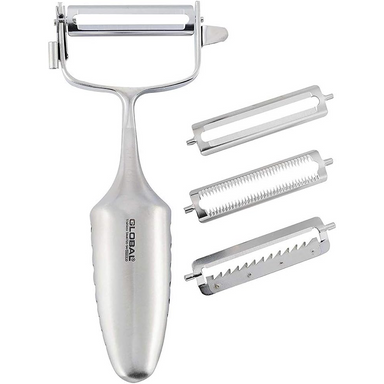 Global 3 Way Peeler 18/10 Stainless Steel