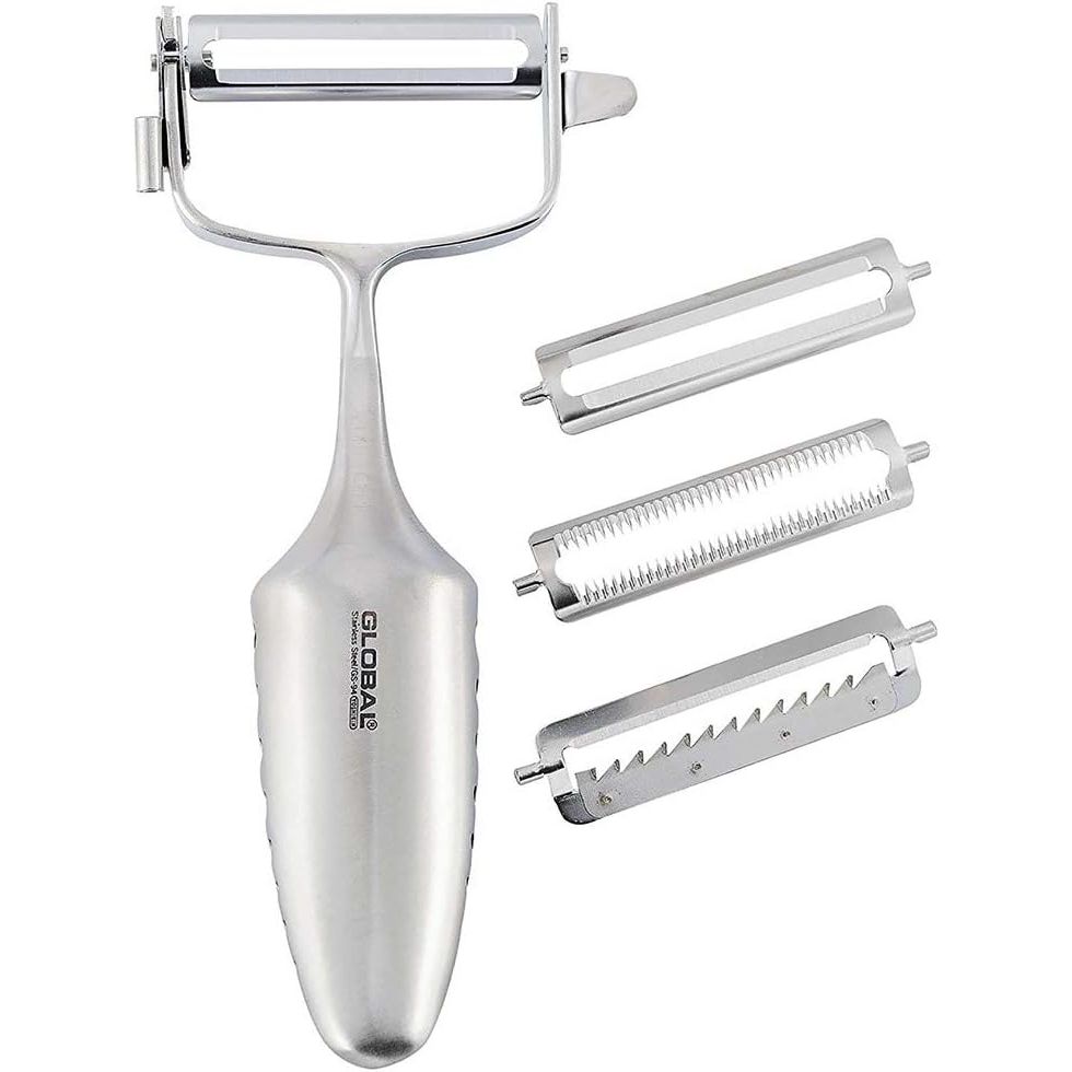 Global 3 Way Peeler 18/10 Stainless Steel