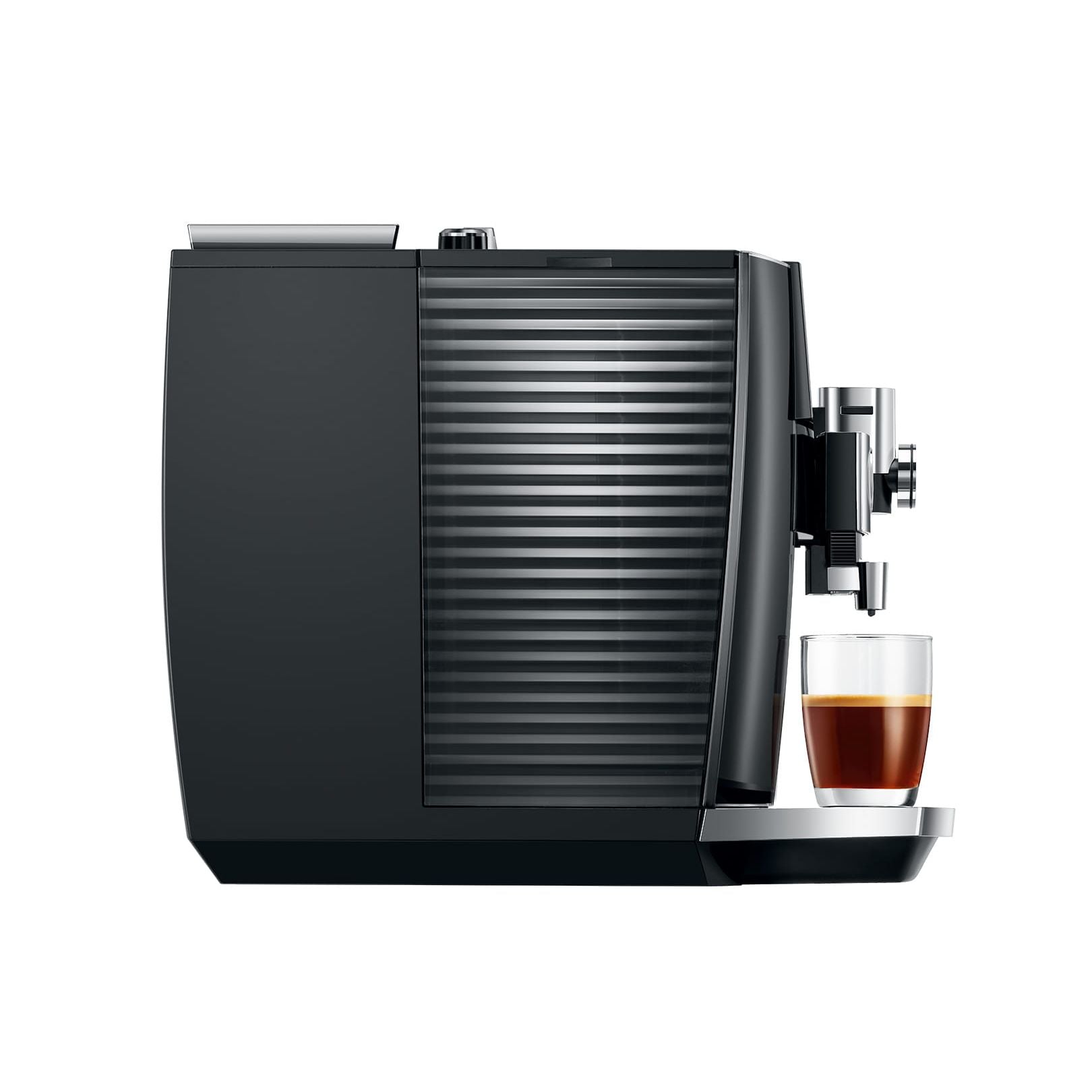 Jura J8 Twin Diamond Black Espresso Machine #15658 Left Side