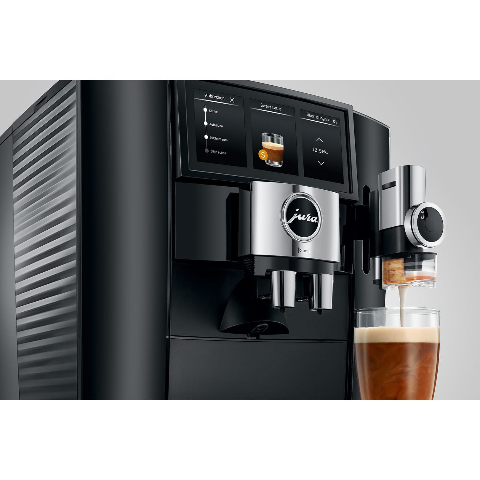 Jura J8 Twin Diamond Black Espresso Machine #15658 Flavour Foam