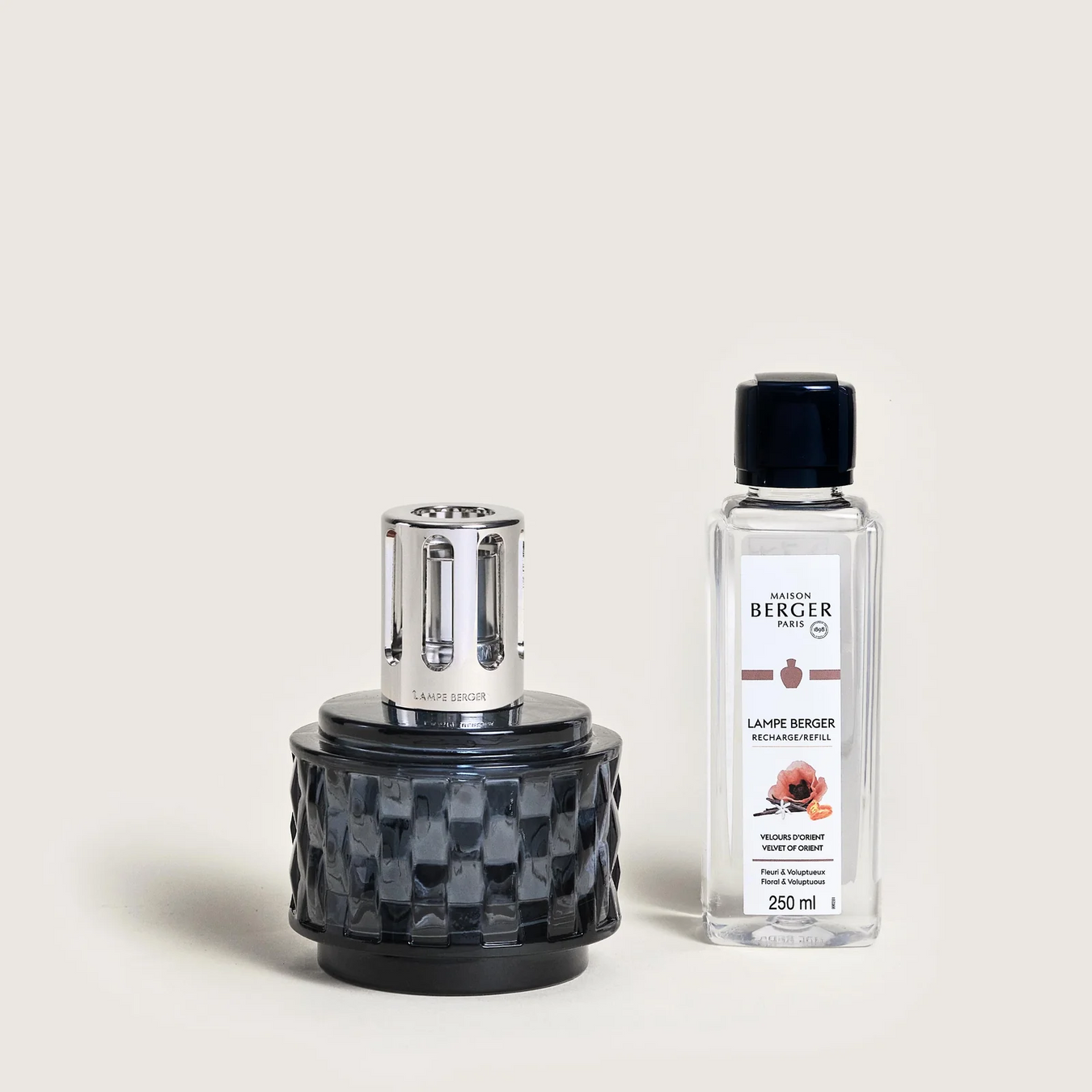 Lampe Berger - Grey Variation with Velvet of Orient 250 ml with bottle
