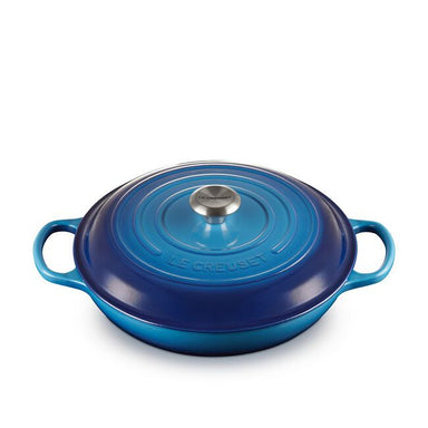 Le Creuset 4.7L Blueberry Shallow Braiser (32 cm) -LS2532-3292 Damaged Box