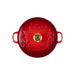 Le Creuset - 4.1 L Cherry Red / Cerise Holly Chef's French Oven (26 cm) Top
