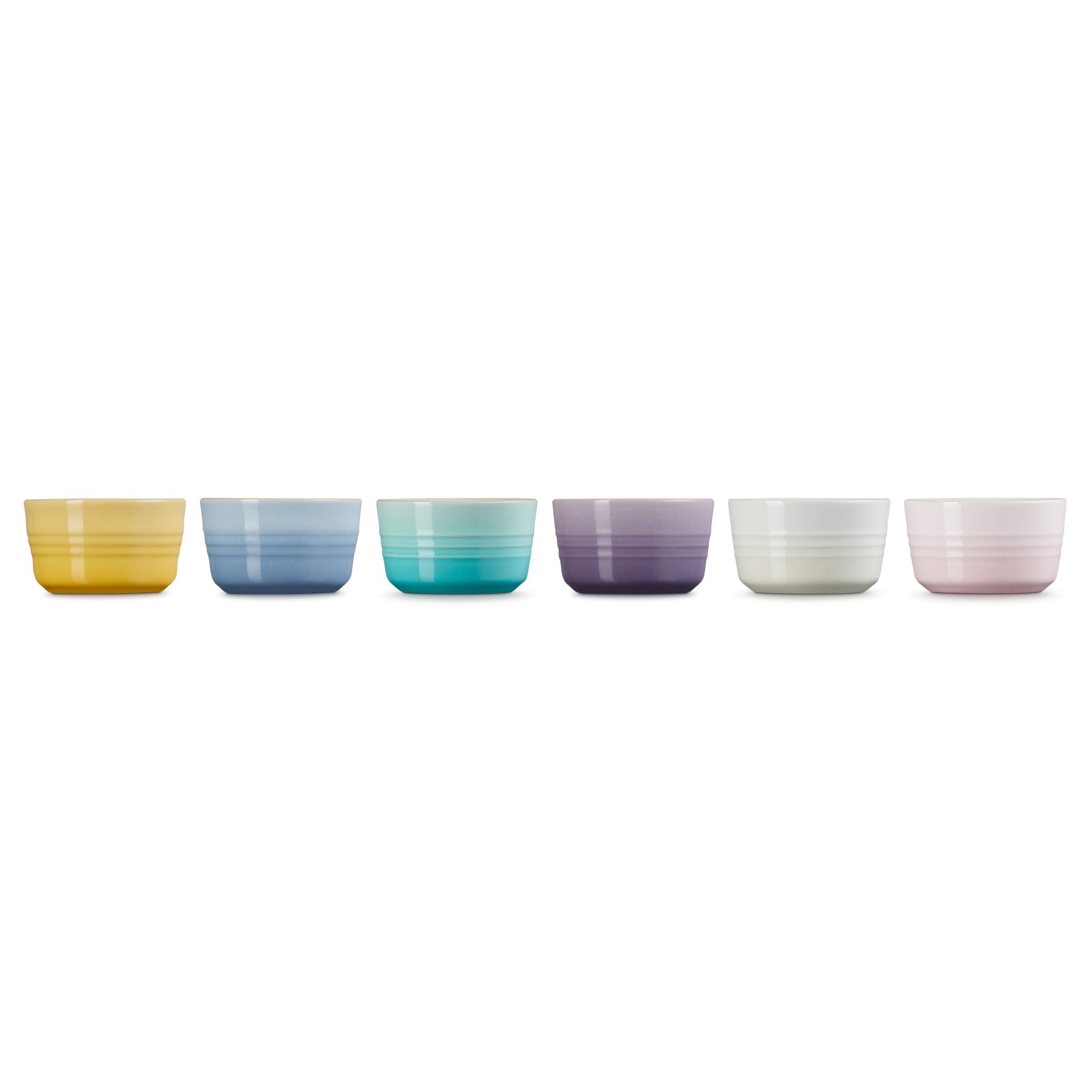 Le Creuset Sorbet Collection Multicolour 6 Pieces 0.1L Ramekins Consiglio s Kitchenware