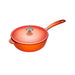 Le Creuset 2.1 Litre Flame Orange Saucier (21 cm) -L2557-212