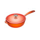 Le Creuset 2.1 Litre Flame Orange Saucier (21 cm) -L2557-212