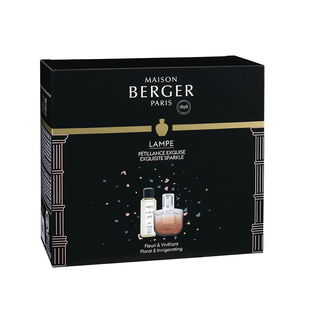 Maison Berger - Olympe Copper Lamp Gift Set + 250ml Exquisite Sparkle- 314556 Box 