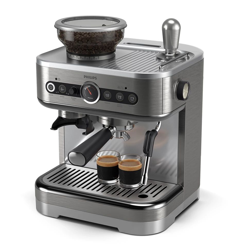 Philips Barista Brew Semi-Automatic Espresso Machine PSA3218/01 Side