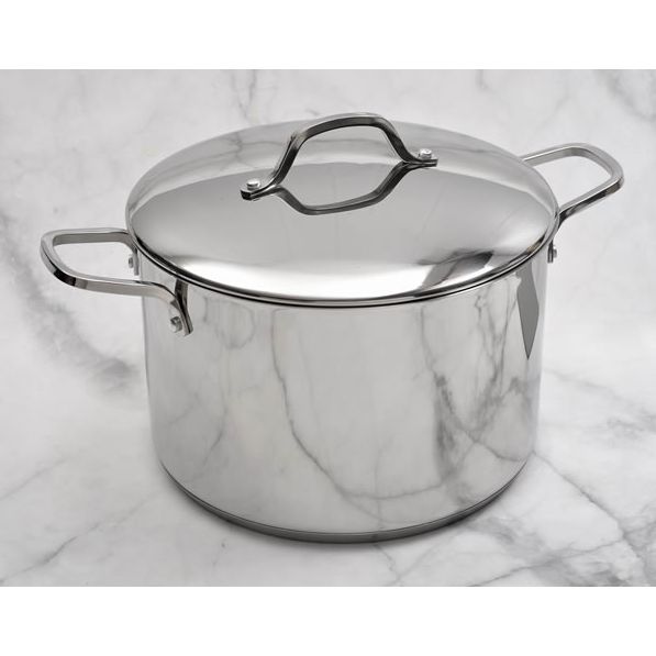 Vev Vigano Nuova Kontessa 15.9 L Stainless Steel Dutch Oven (32 cm)