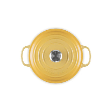 Le Creuset 4.2L Camomille French/Dutch Oven (24cm) Stainless Steel Knob Top