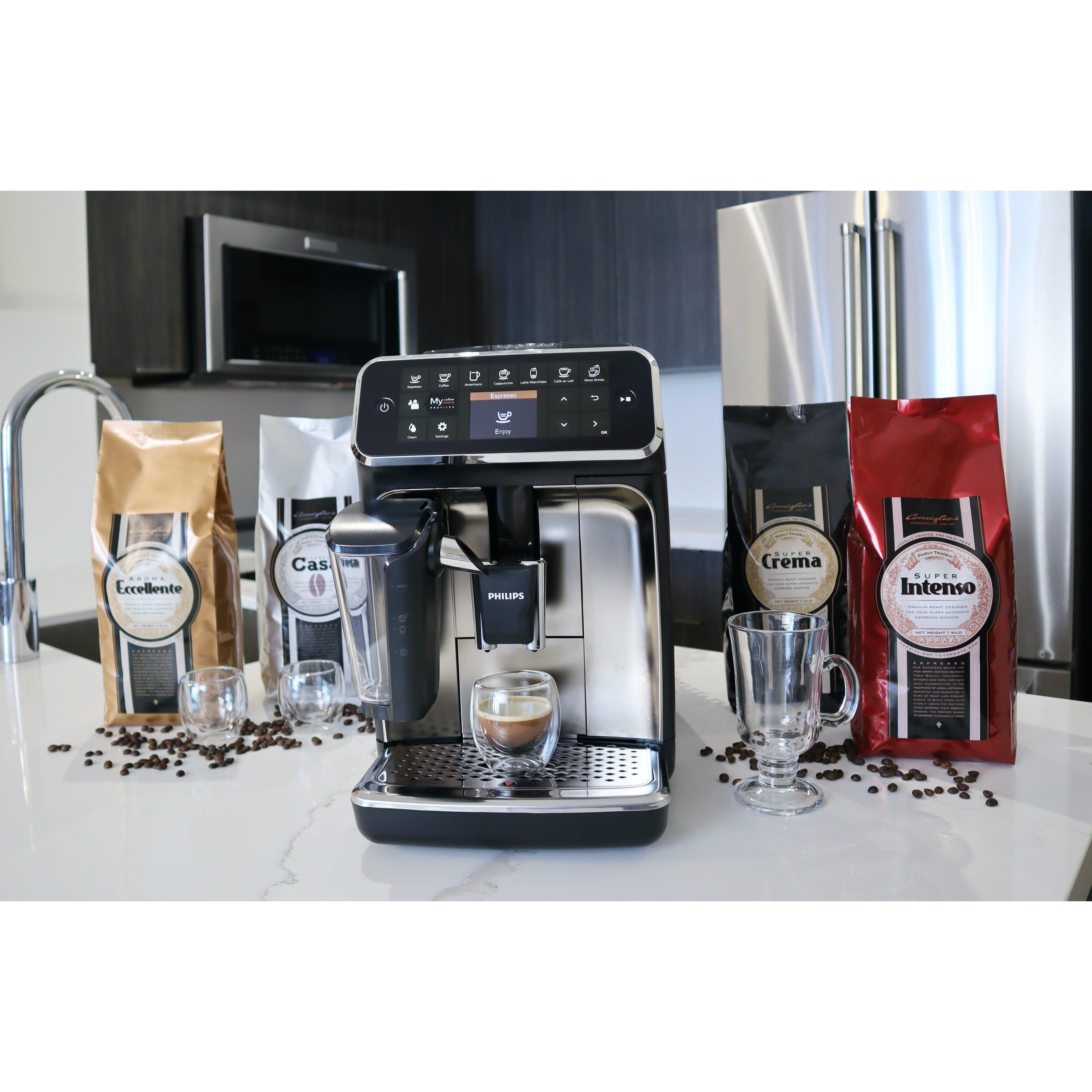 Philips 4300 Fully Automatic Espresso Machine with LatteGo