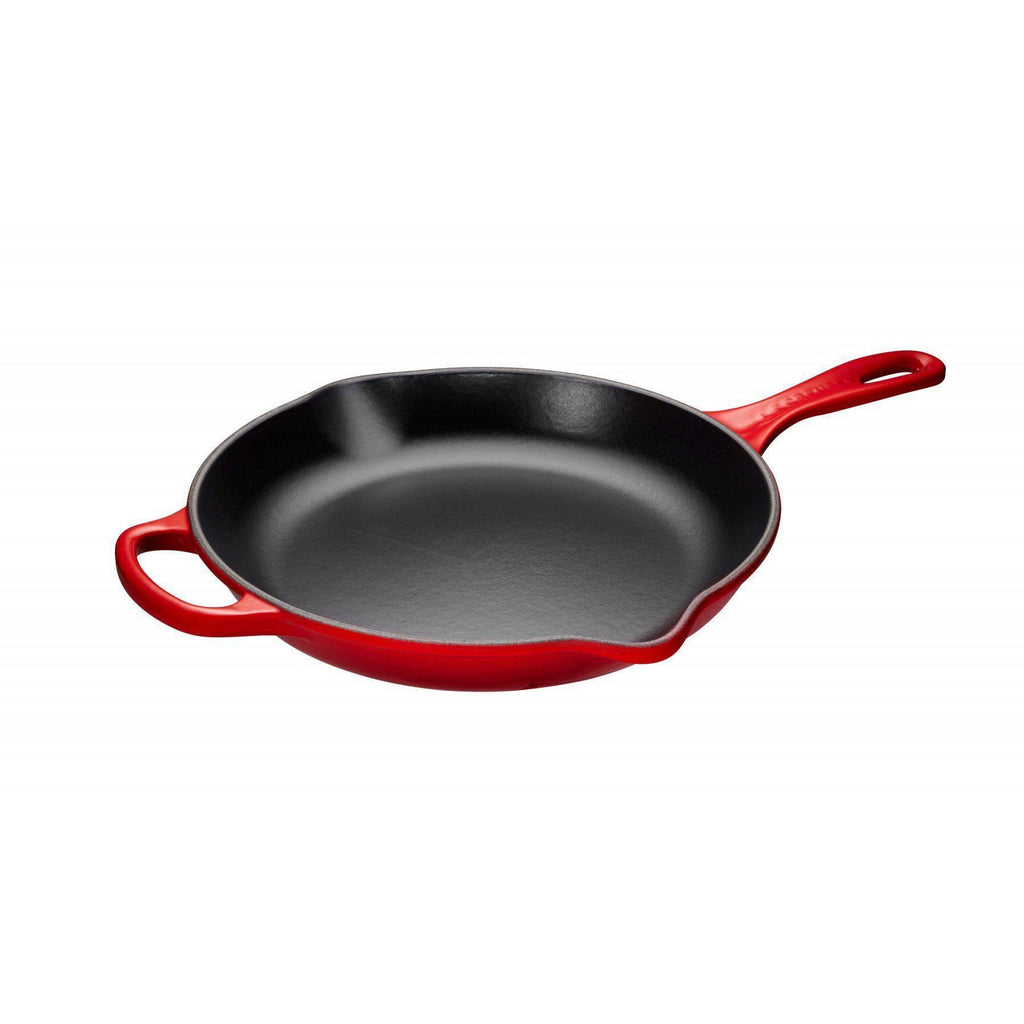 Le Creuset Signature Iron Handle Skillet, 10-1/4-Inch, Cerise (Cherry Red)