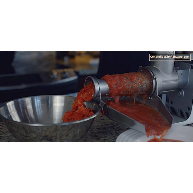 Fabio Leonardi MR8 1/2 HP SP3 Tomato Machine w/ Powder Coated Motor-Consiglio's Kitchenware