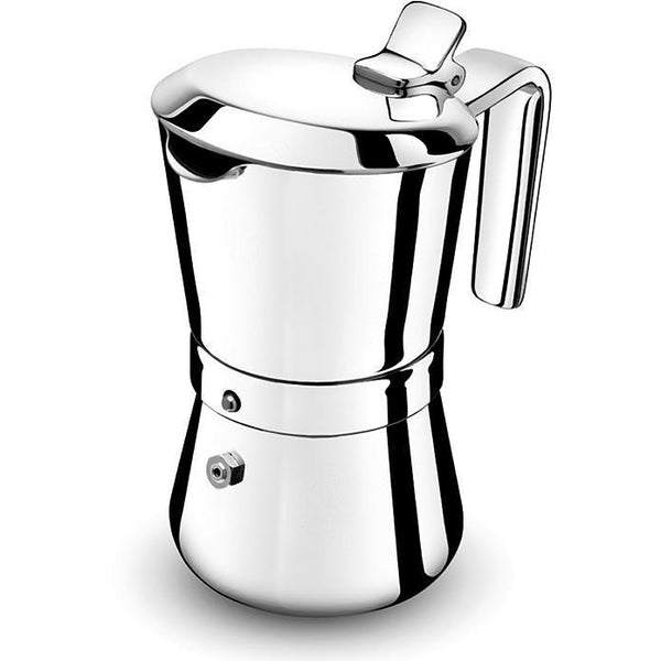 Giannina 6 Cup Made in Italy Stainless Steel Stovetop Espresso Maker N Consiglio s Kitchenware