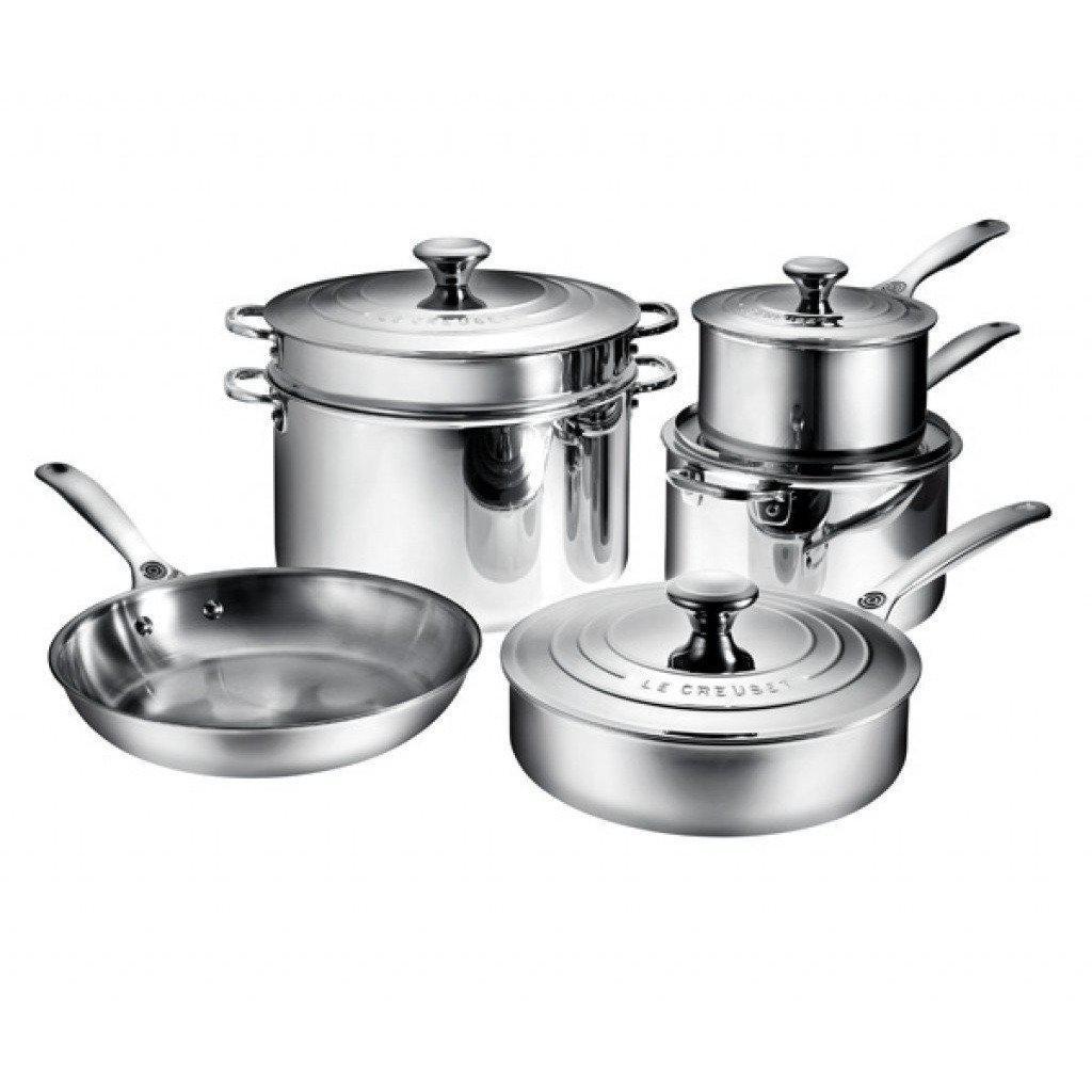 Le Creuset Stainless Steel · 10 Piece Set