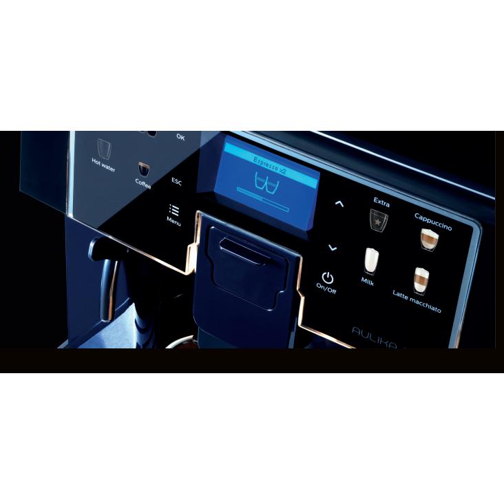 Saeco Aulika EVO Office Coffee Espresso Machine interface