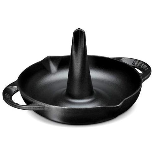 Staub - Matte Black Vertical Chicken Roaster (24cm/9.5